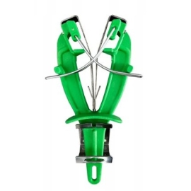 Ostrzałka ręczna do noży z uchwytem BOBET SHARP'EASY zielona 9980